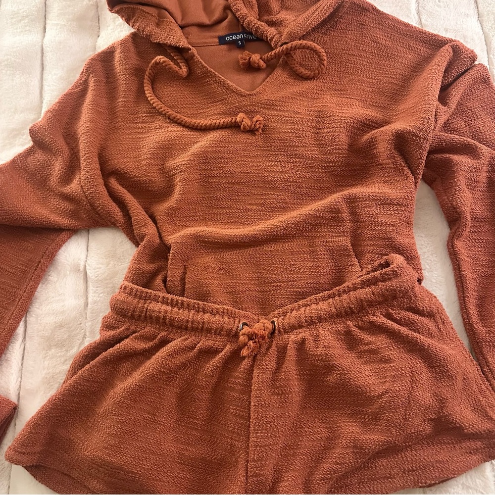 Ocean drive Hooded Sweater Set